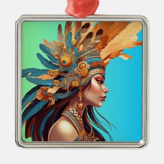 NATIEF BEAUTY #1 METALEN ORNAMENT (Voorkant)