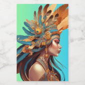 NATIEF BEAUTY #1 VOEDSELCONTAINER ETIKET (Enkel label)