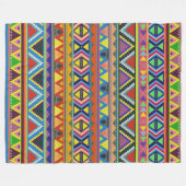 NATIEVE AMERIKAANSE (GEsimuleerde) Vluchtdeklapman Fleece Deken (Voorkant (Horizontaal))