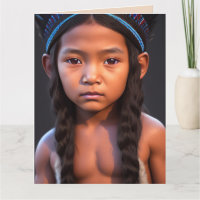 NATIEVE AMERIKAANSE INDIAANSE CARDS VOOR TWEEDE DA