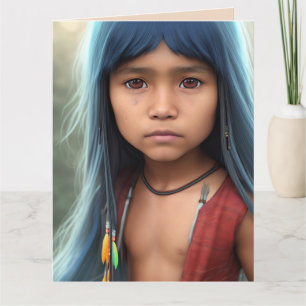 NATIEVE AMERIKAANSE INDIAANSE CARDS VOOR TWEEDE DA KAART