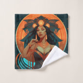 NATIEVE INSPIRATIE #2 BAD HANDDOEK (Wasdoekje)