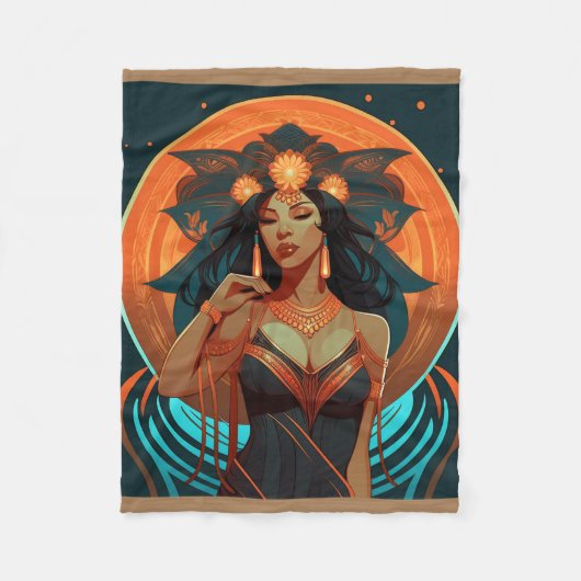 NATIEVE INSPIRATIE #2 FLEECE DEKEN (Voorkant)