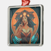 NATIEVE INSPIRATIE #2 METALEN ORNAMENT (Links)