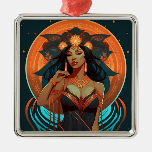 NATIEVE INSPIRATIE #2 METALEN ORNAMENT (Voorkant)