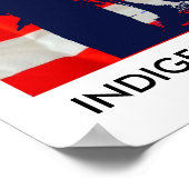 NATIEVE RECHTEN ART EXHIBIT - NEW YORK CITY POSTER (Hoek)