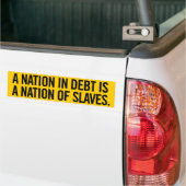 Nation of Debt Bumpersticker (Op Truck)