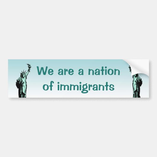 Nation of Immigrants Bumpersticker (Voorkant)