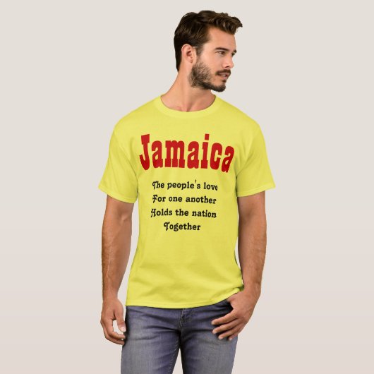 Nation of Jamaica t-shirts (Voorkant volledig)