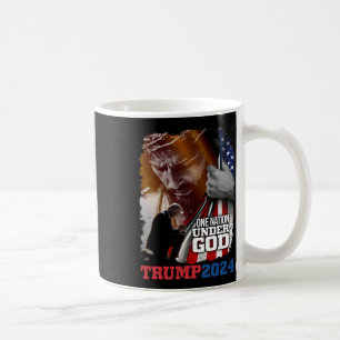 Nation Under God President Trump 2024 America Chri Koffiemok