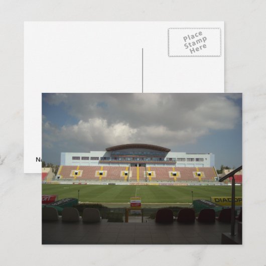Nationa Stadium - Ta' Qali Briefkaart (Voorkant / Achterkant)