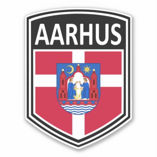 Nationaal - Aarhus Denmark Sticker (Voorkant)