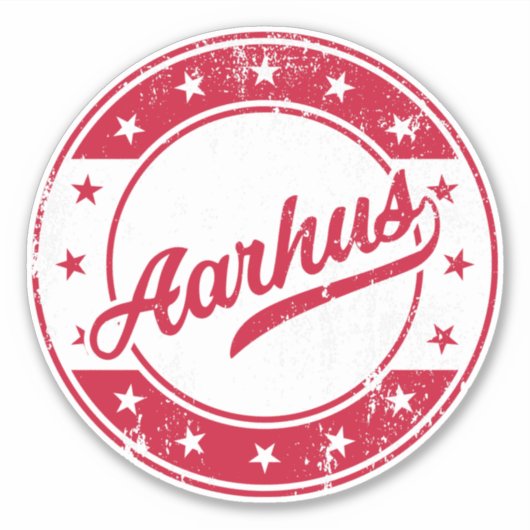 Nationaal - Aarhus Denmark Sticker (Voorkant)