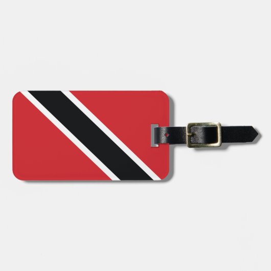 Nationaal Bagagelabel voor de vlag van Trinidad en (Voorkant horizontaal)