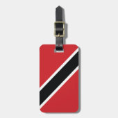 Nationaal Bagagelabel voor de vlag van Trinidad en (Voorkant verticaal)