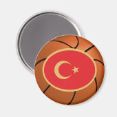 Nationaal Basketbalteam Turkije Magneet (Voorkant / Achterkant)