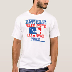 Nationaal Beer Pong-team T-shirt