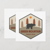 Nationaal Beer voor de bossen van het groene geber (Voorkant / Achterkant)