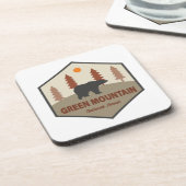 Nationaal Beer voor de bossen van het groene geber Bier Onderzetter (Linkerzijde)