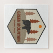 Nationaal Beer voor de bossen van het groene geber Legpuzzel (Horizontaal)