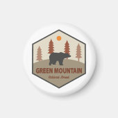 Nationaal Beer voor de bossen van het groene geber Magneet (Voorkant)