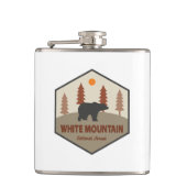 Nationaal Beer voor het bos van White Mountain Heupfles (Voorkant)