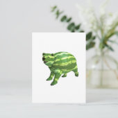 Nationaal Beer watermeloendag Briefkaart (Staand voorkant)