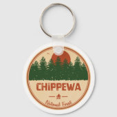 Nationaal bos Chippewa Sleutelhanger (Voorkant)