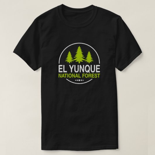 Nationaal bos El Yunque T-shirt (Design voorkant)