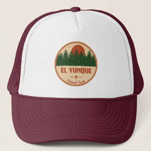 Nationaal bos El Yunque Trucker Pet (Voorkant)