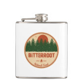 Nationaal bos met bitterwortel heupfles (Voorkant)