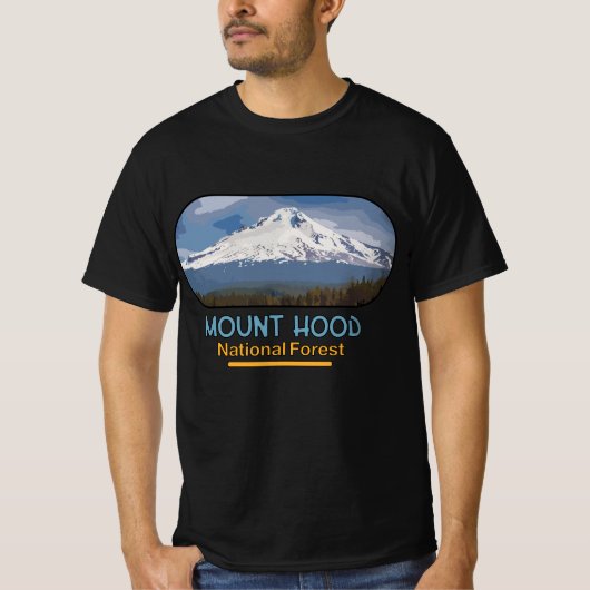 Nationaal bos Mount Hood T-shirt (Voorkant)