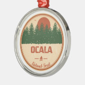 Nationaal bos Ocala Metalen Ornament (Links)