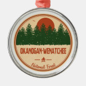 Nationaal bos Okanogan-Wenatchee Metalen Ornament (Voorkant)