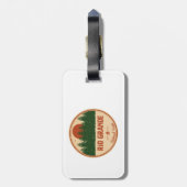Nationaal bos Rio Grande Bagagelabel (Achterkant verticaal)