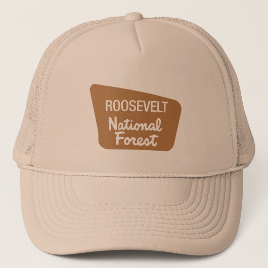 Nationaal bos Roosevelt (gebarentaal) Trucker Pet (Voorkant)