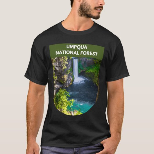 Nationaal bos Umpqua - Oregon T-shirt (Voorkant)