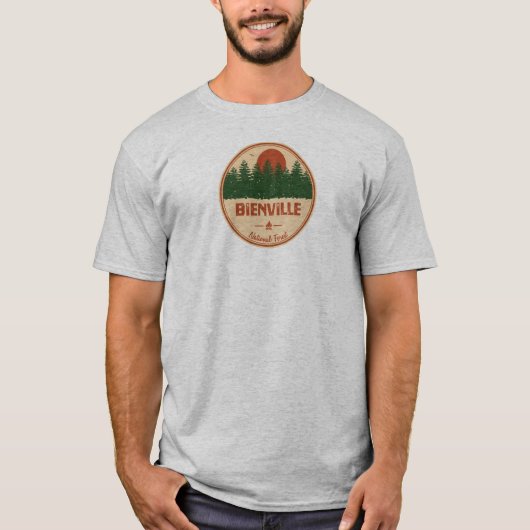 Nationaal bos van Bienville T-shirt (Voorkant)