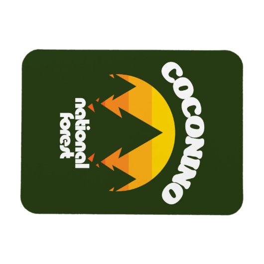 Nationaal bos van Coconino Magneet (Horizontaal)