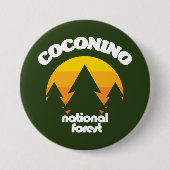 Nationaal bos van Coconino Ronde Button 7,6 Cm (Voorkant)