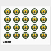 Nationaal bos van Coconino Ronde Sticker (Vel)