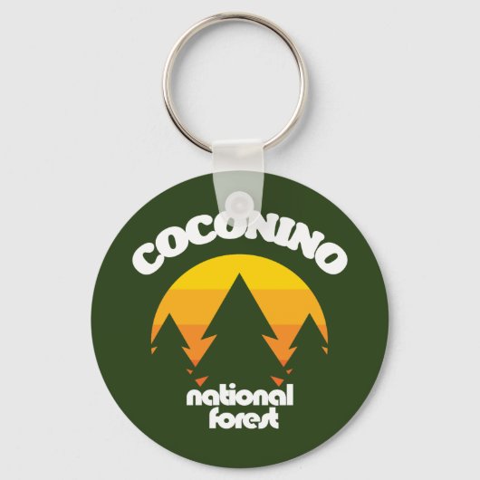 Nationaal bos van Coconino Sleutelhanger (Voorkant)