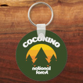 Nationaal bos van Coconino Sleutelhanger (Achterkant)