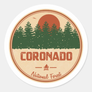 Nationaal bos van Coronado Ronde Sticker