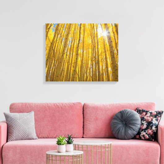 Nationaal bos van de witte rivier canvas afdruk (Insitu (Woonkamer))