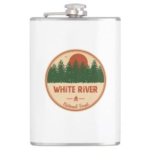 Nationaal bos van de witte rivier heupfles