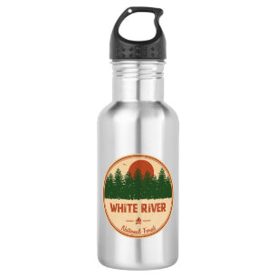 Nationaal bos van de witte rivier waterfles