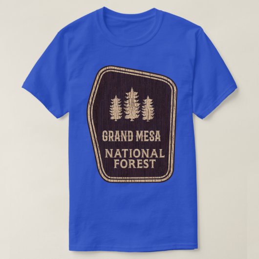 Nationaal bos van Grand mesa 6 T-shirt (Design voorkant)