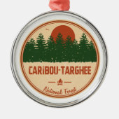 Nationaal bos van het Caribou-Targhee Metalen Ornament (Voorkant)