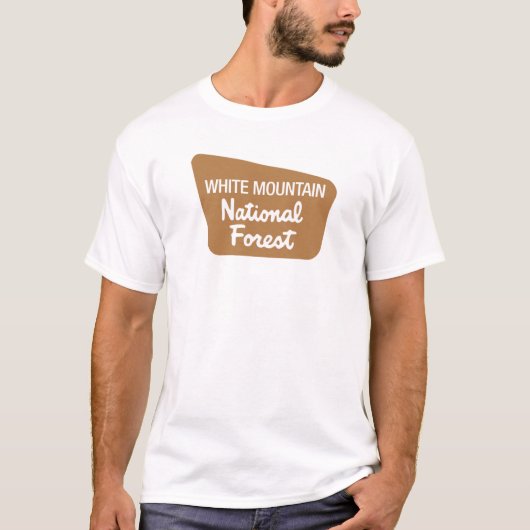 Nationaal bos van het witte gebergte (gebarentaal) t-shirt (Voorkant)